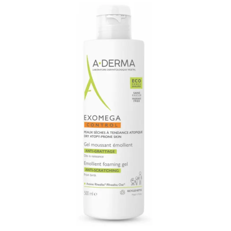 A DERMA EXOMEGA CONTROL GEL MOUSSANT 500ML