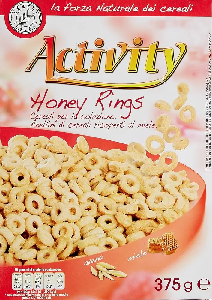 ACTIVITY HONEY RINGS 375G