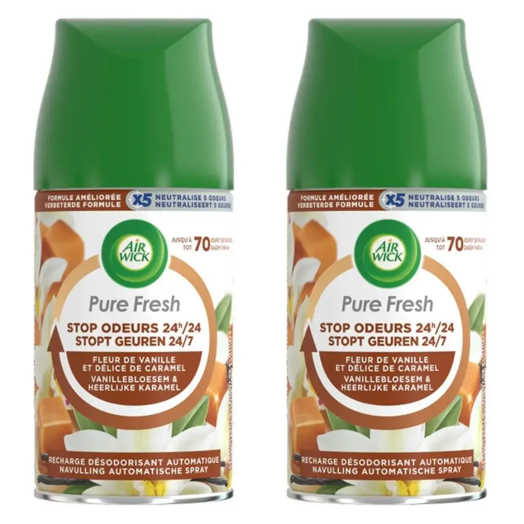 AIR WICK PURE LOT DE 2 2X25ML