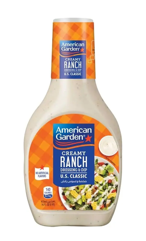 AMERICAN GARDEN CREAMY RANCH DRESSING ET DIP US CLASSIC 473ML