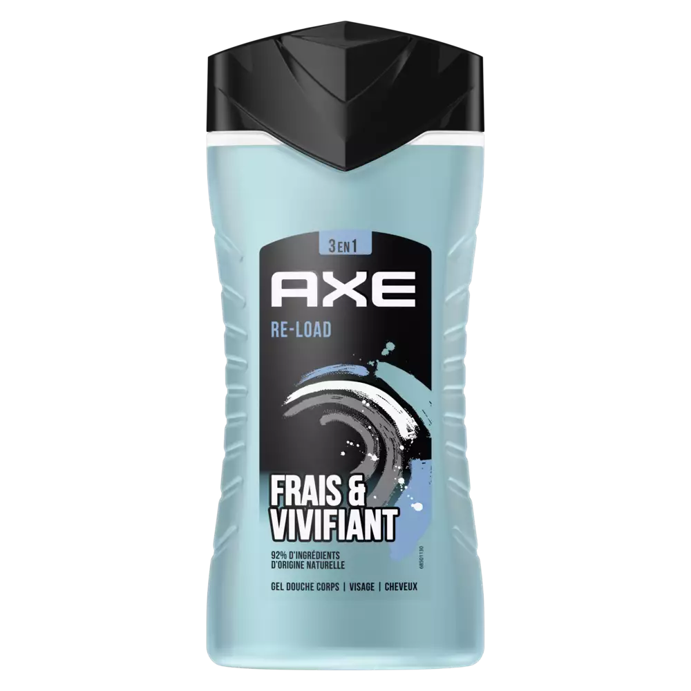 AXE GEL DOUCHE RE-LOAD FRAIS ET VIVIFIANT 250ML