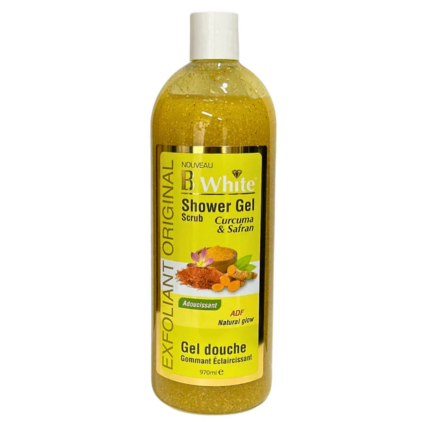 B WHITE SHOWER GEL CURCUMA ET SAFRAN 500ML