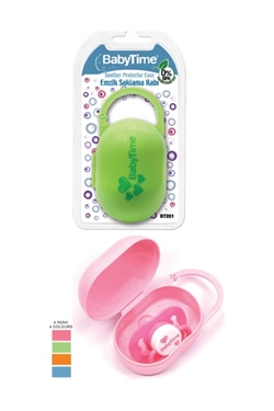 BABYTIME ORTHODONTICAL TRANSPARENT PATTERNED SOOTHER NO.1 BT125-1