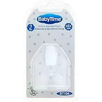 BABYTIME SILICONE WIDE NECK NIPPLE NO.2 BT103