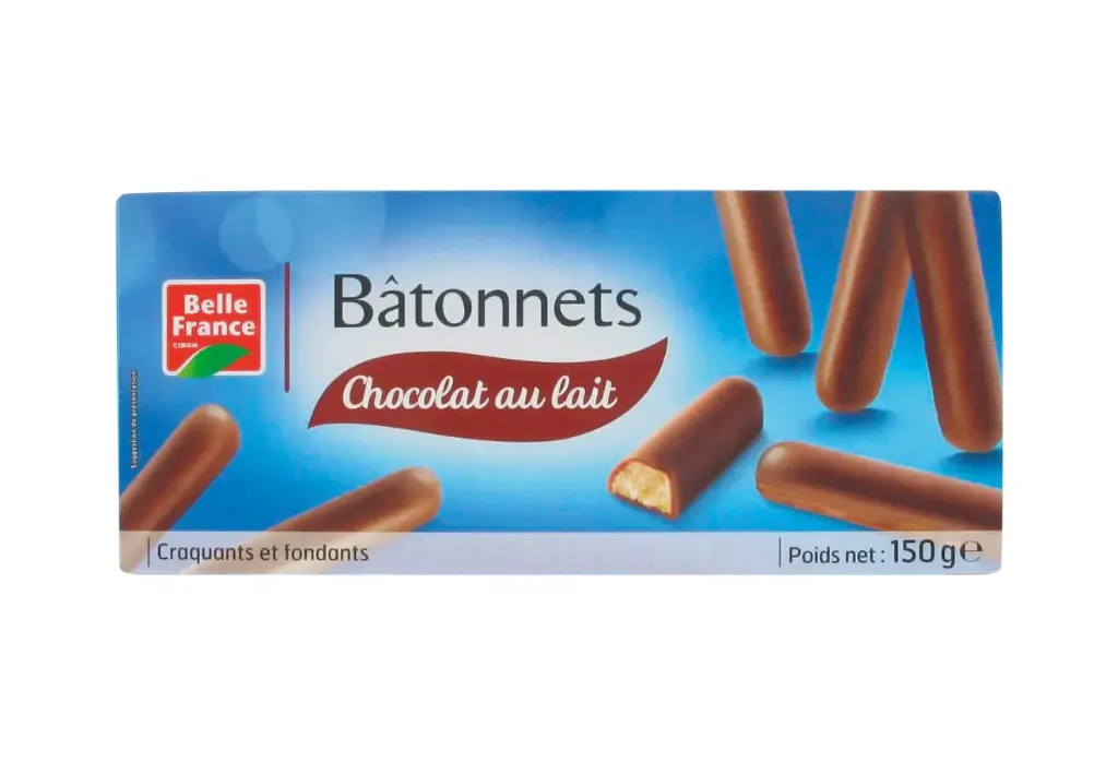 BATONNETS CHACOLAT AU LAIT 150G