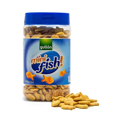 BISCUIT GULLON MINI CRACKERS FISH 350G