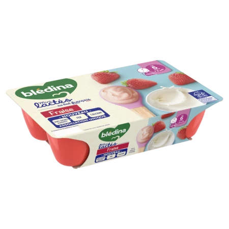BLEDINA MINI LACTES FRAISE 330G