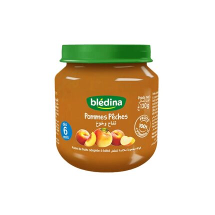 BLEDINA POMMES PECHES 130G