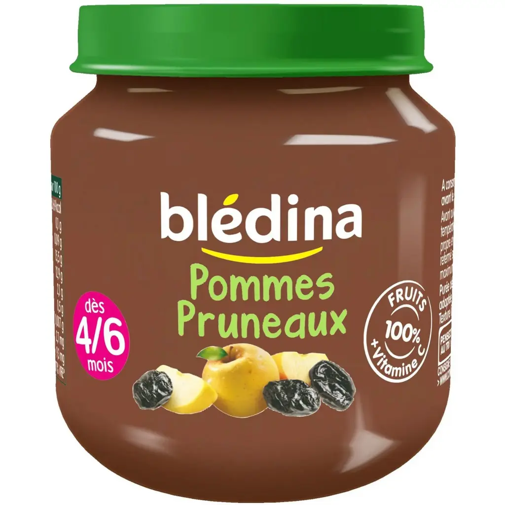BLEDINA POMMES PRUNEAUX 130G