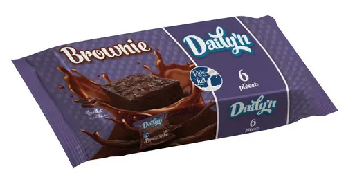 BROWNIE DAILY'N A LA CREME DE CACAO 6PCS 300G