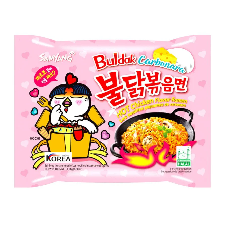 SAMYANG CARBONARA BULDAK SPICY RAMEN 140G