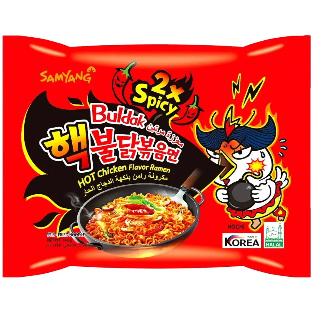 SAMYANG 2×SPICY HOT CHIKEN FLAVOR RAMEN CUP 140G