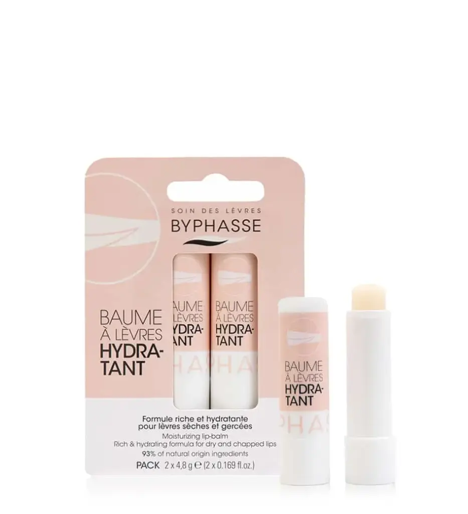BYPHASE BAUME A LEVRES FORMULE RICHE ET HYDRATANTE POUR LEVRES SECHES ET GERCEES 2X48G