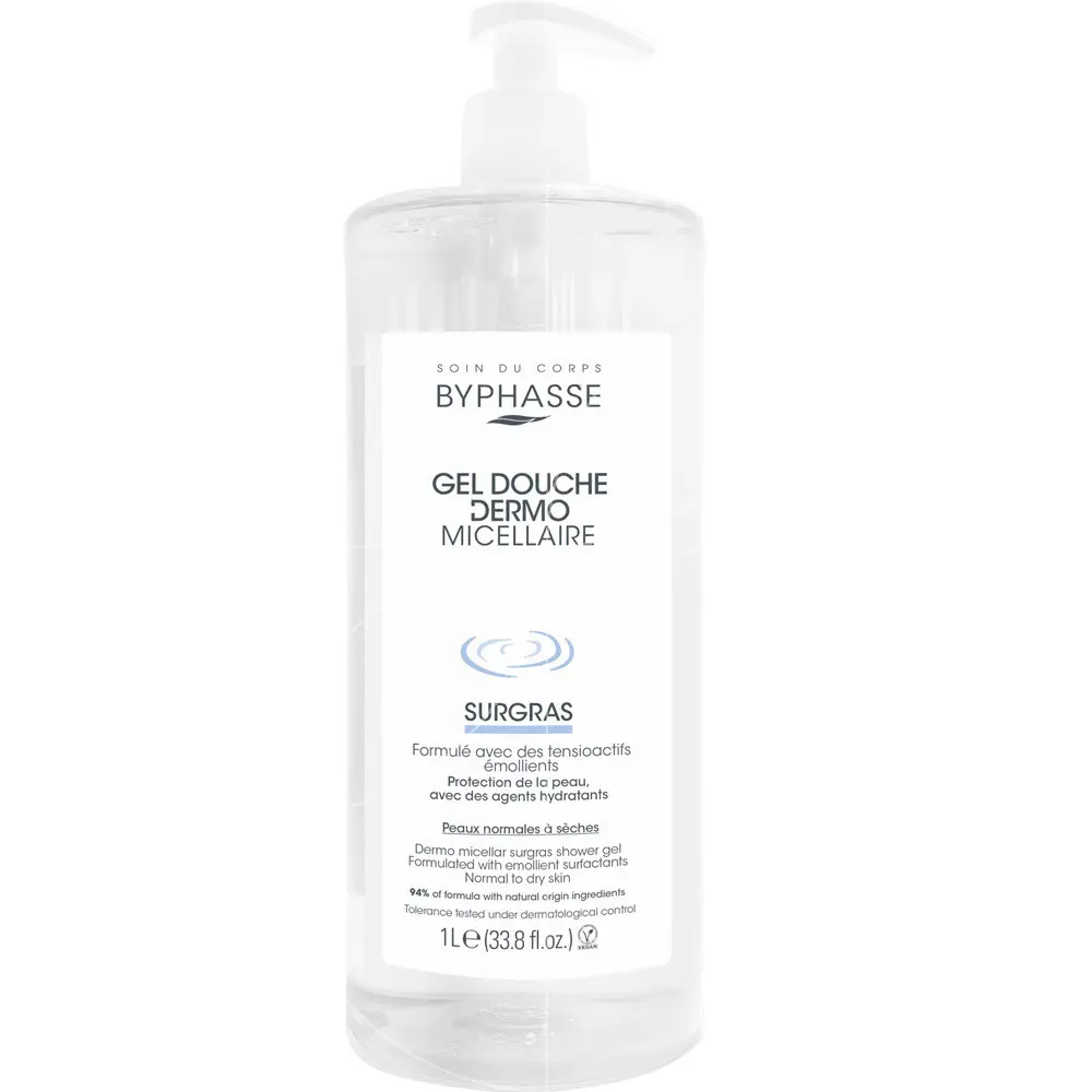 BYPHASE GEL DOUCHE DERMO MICELLAIRE SURGRAS 1L