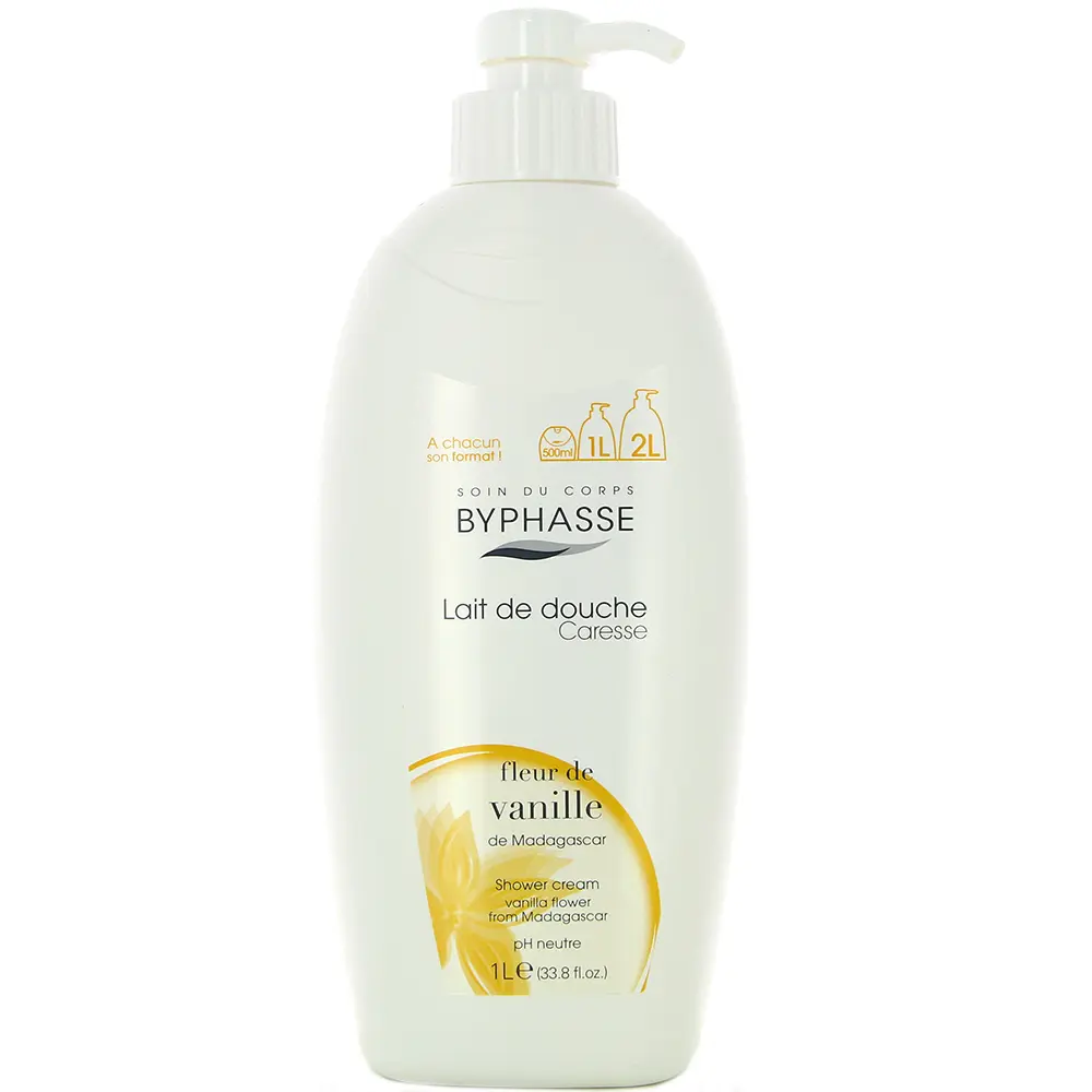 BYPHASSE LAIT DE DOUCHE CARESSE VANILLE 1L
