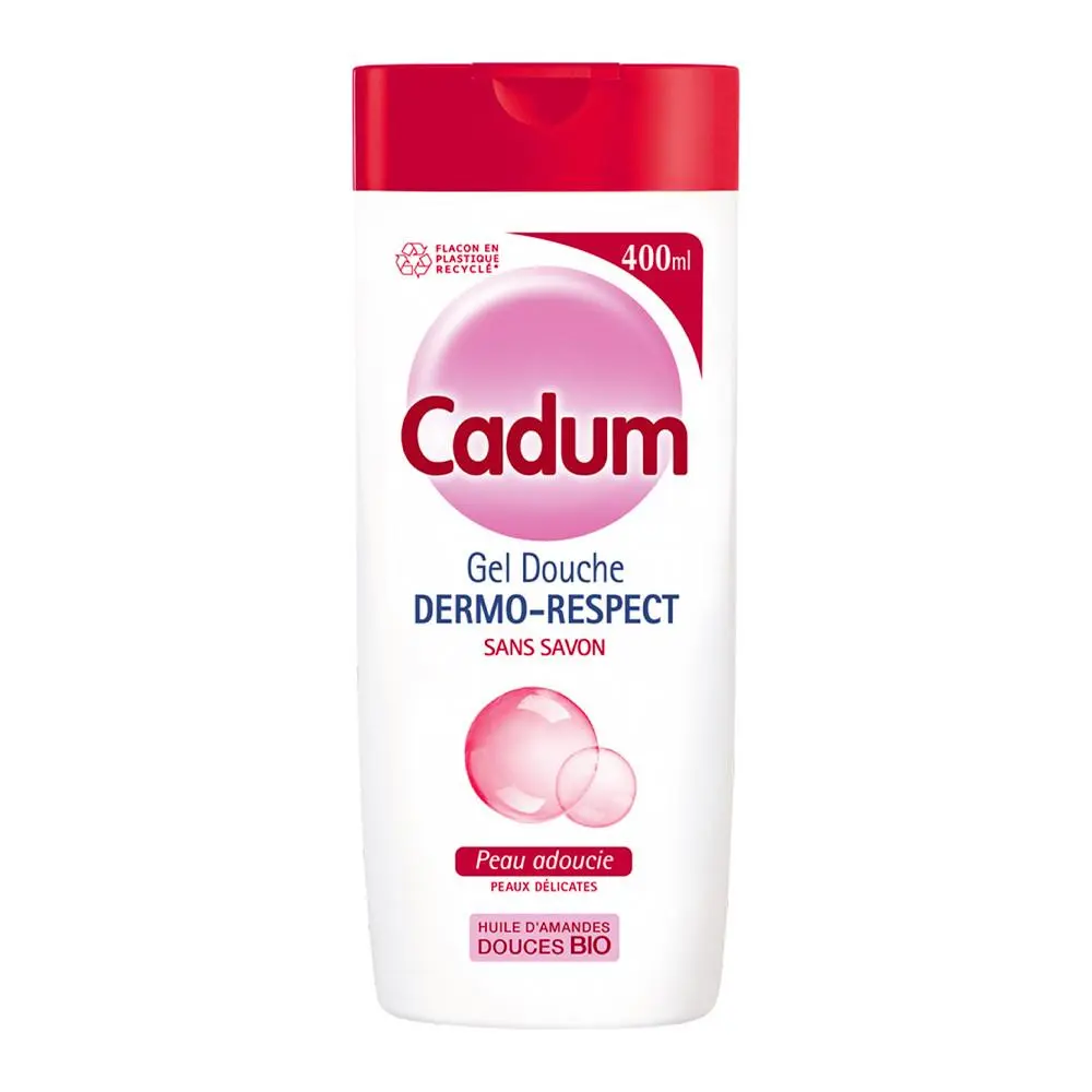 CADUM GEL DOUCHE DERMO RESPECT SANS SAVON 400ML