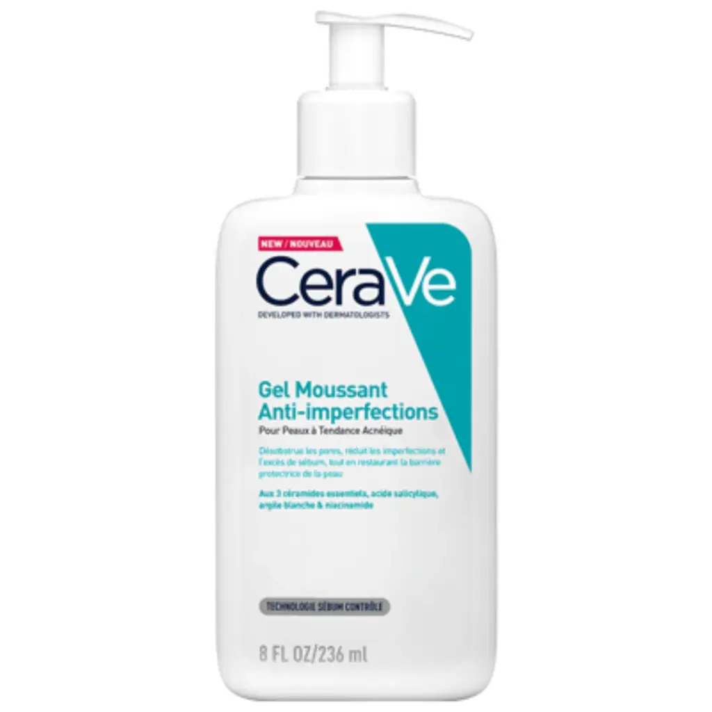 CERAVE BLEMISH CONTROL CLEANSER GEL MOUSSANT ANTI-IMPERFECTIONS 236ML