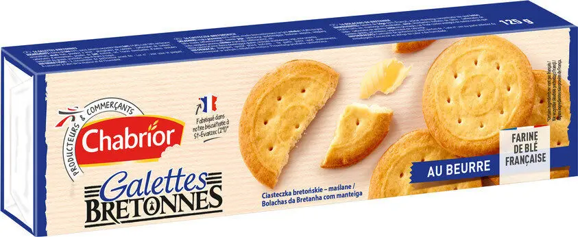 CHABRIOR GALETTES BRETONNES 125G