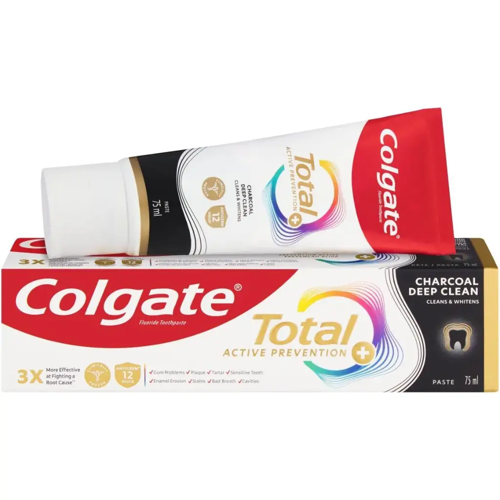 COLGATE TOTAL CHARCOAL DEEP CLEAN 75ML