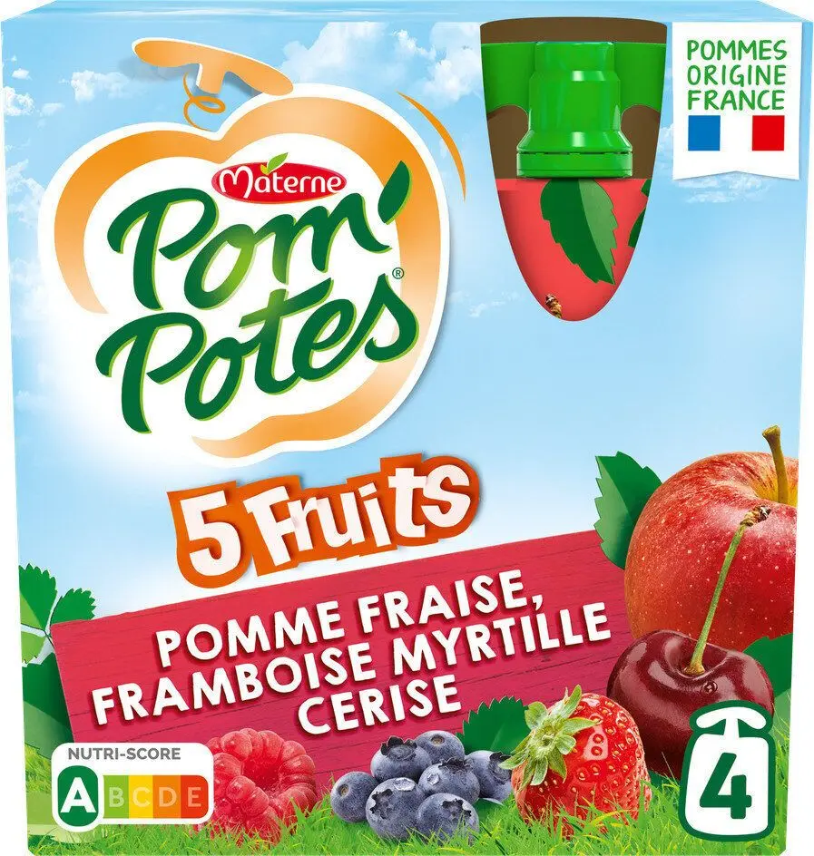 COMPOTE POMME FRAISE 360G