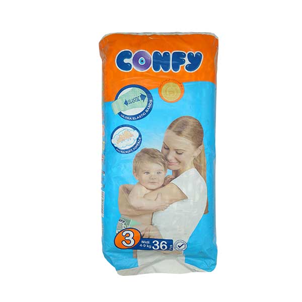 CONFY ELASTIC 3 MIDI 36PCS