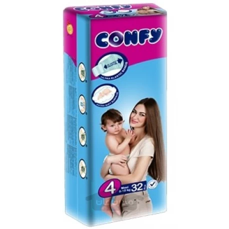 CONFY ELASTIC MAXI 4 32PCES