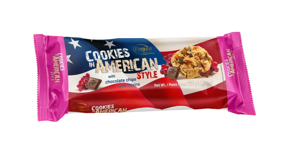 COOKIES AMERICAN STYLE WITH CHOCOLATE CHIPS 120G