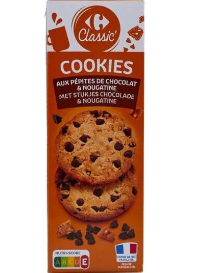 COOKIES AUX PEPITES DE CHOCOLAT 200