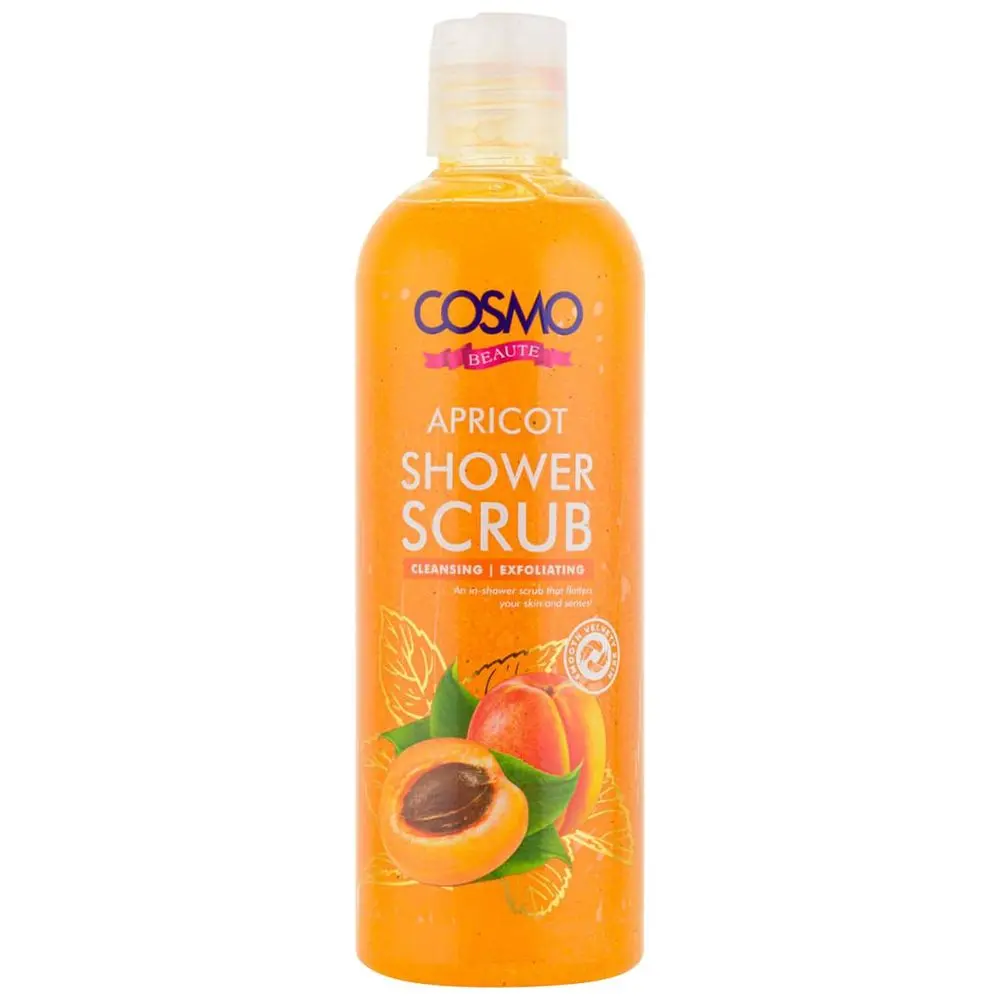 COSMO BEAUTY APRICOT SHOWER SCRUB 480ML