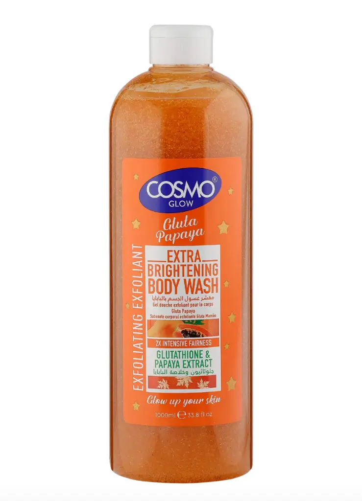 COSMO GLOW GLUTA PAPAYA BODY WASH 1L