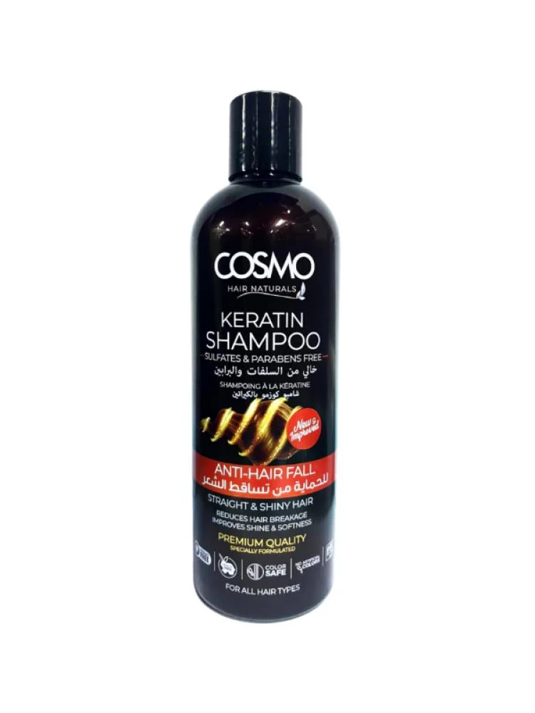 COSMO HAIR NATURALS KERATIN SHAMPOO ANTI-HAIR FALL 250ML