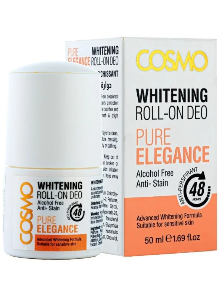 COSMO WHITENING ROLL-ON DEO PURE ELEGANCE ANTI-STAIN 50ML