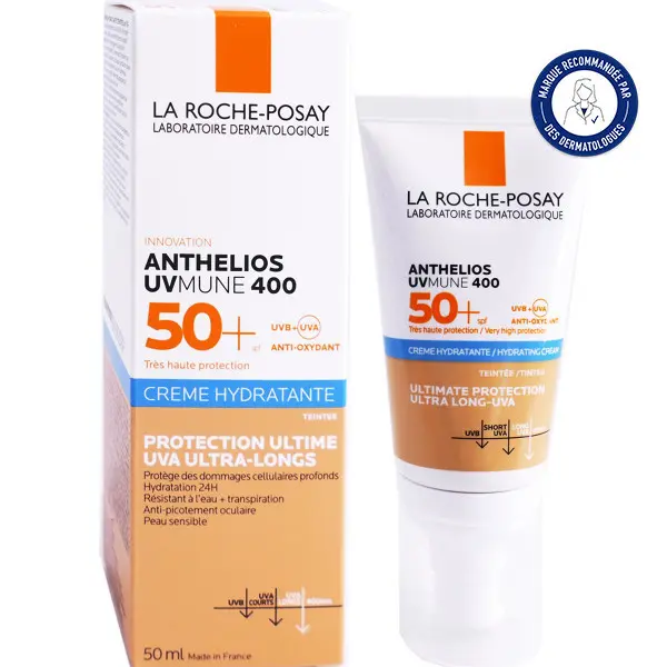LA ROCHE POSAY ANTHELIOS UVMUNE 400 50+ UVB+UVA CREME HYDRATANTE PROTECTION UVA ULTRA-LONGS 50ML