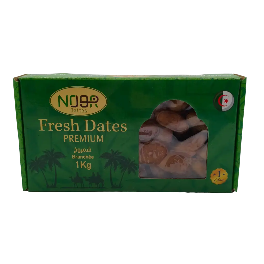 DATTES DJABAL NOOR 0% DE SUCRE 1KG