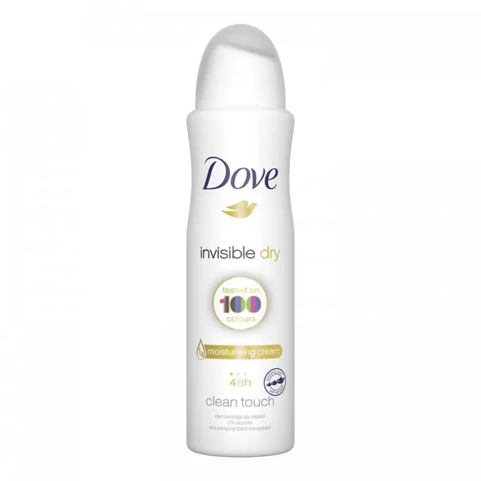 DEO DOVE INVISIBLE DRY 100 COLOURS 250ML