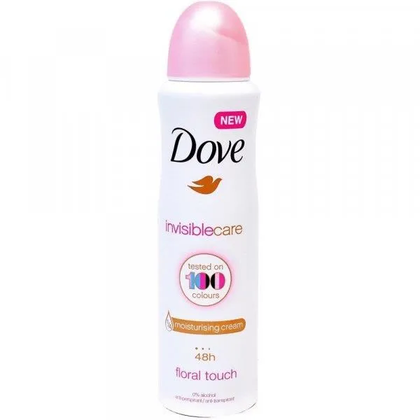 DEO DOVE INVISIBLECARE 48H FLORAL TOUCH 250ML