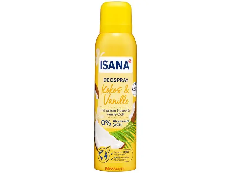DEO ISANA DEOSPRAY KOKOS ET VANILLE 150ML