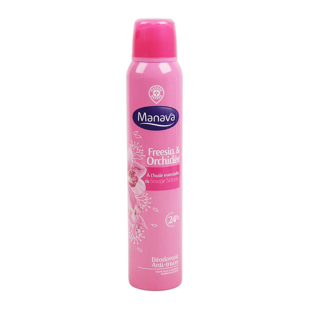 DEO MANAVA FREESIA ET ORCHIDEE 24H 200ML