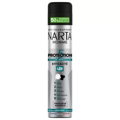 DEO NARTA HOMME PROTECTION 5 EFFICACITE 48H 200ML