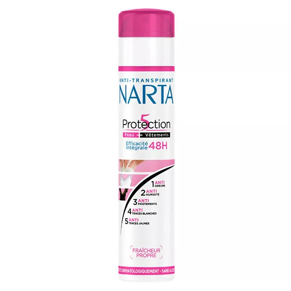 ANTI-TRANSPIRANT NARTA PROTECTION 5 48H EFFICACITE 200ML