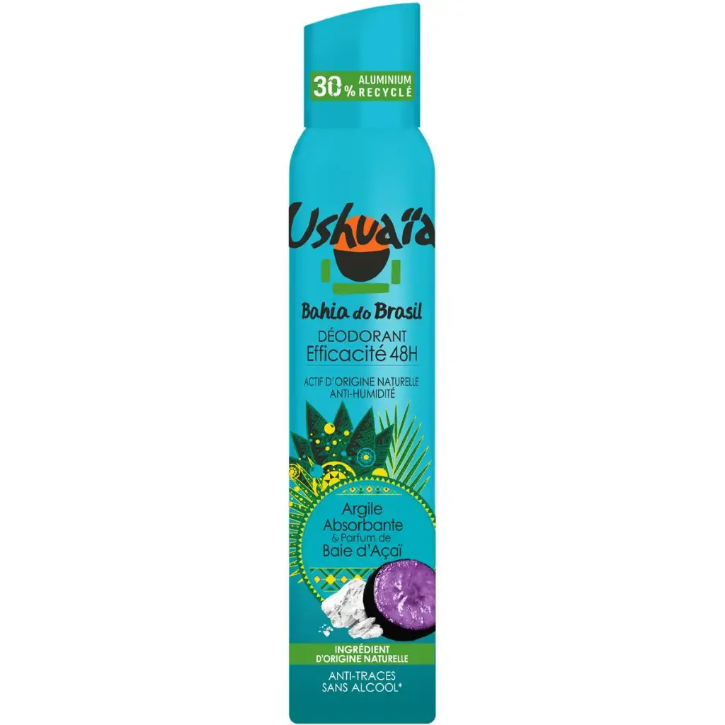 USHUAIA BAHIA DO BRASIL DEODORANT EFFICACITE 48H ARGILE ABSORBANTE 200ML