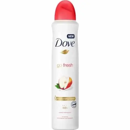 DOVE GO FRESH MOISTURISING CREAM APPLE ET WHITE TEA SCENT ANTI-PERSPIRANT 250ML