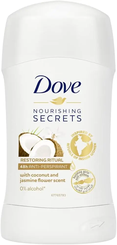 DOVE NOURISHING SECRET RESTORING RITUAL WITH COCONUT AND JASMINE FLOWER SCENT 48H 40G