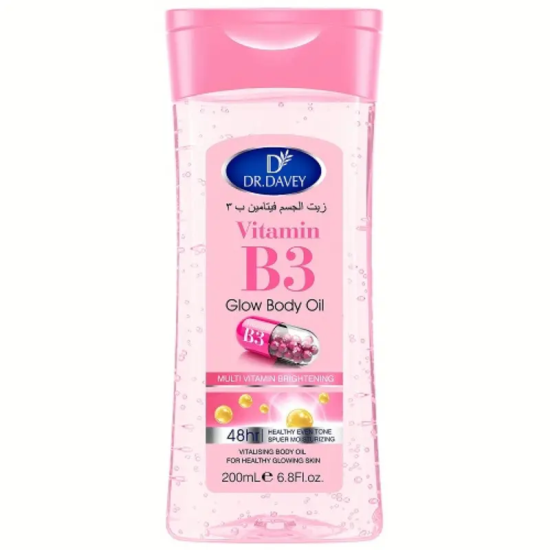 DR DAVEY VITAMIN B3 GLOW BODY OIL 200ML