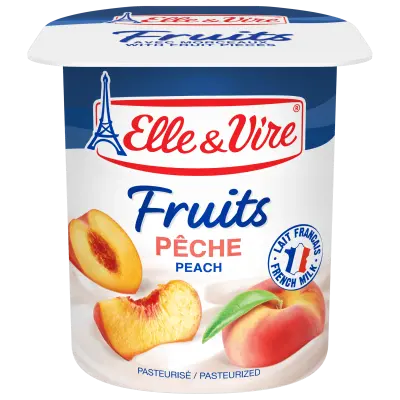 ELLE ET VIRE FRUITS PECHE 500G