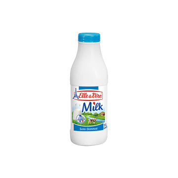 ELLE ET VIRE MILK SEMI SKIMMED 1L