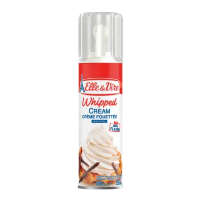 ELLE ET VIRE WHIPPED CREAM FOUETTEE 250G