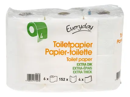 EVERYDAY PAPIER-TOILETTE 6X ROULEAUX