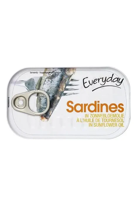 EVERYDAY SARDINES A L'HUILE 125G