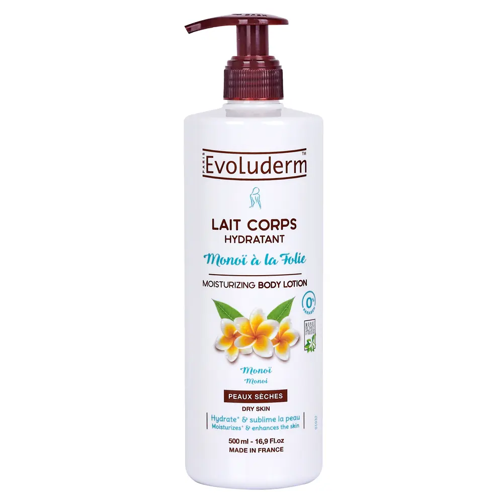 EVOLUDERM LAIT CORPS HYDRATANT MONOI A LA FOLIE 500ML